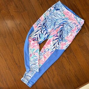 Lilly Pulitzer Luxletic Kaleidoscope Coral Leggings
